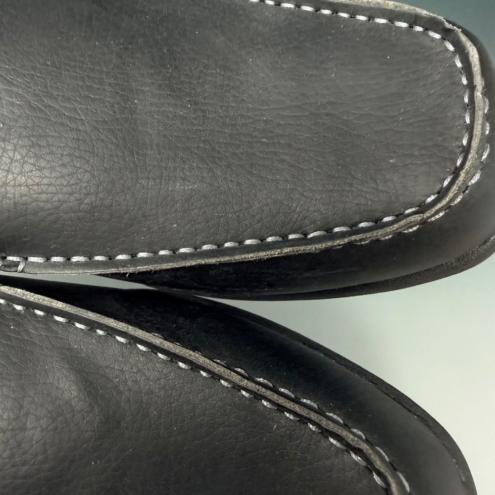 Perry Ellis Portfolio Walton Wide Mens 12W Black Slip On Loafers PEA11F020E-2W - Picture 9 of 15